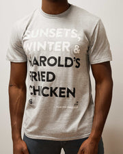 'Fried Chicken in Auburn Gresham' Light Grey Short-Sleeve Unisex T-Shirt