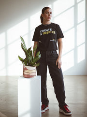 "Create & Inspire" Short-Sleeve Unisex T-Shirt