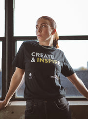 "Create & Inspire" Short-Sleeve Unisex T-Shirt