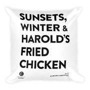 'Fried Chicken in Auburn Gresham' Throw Pillow